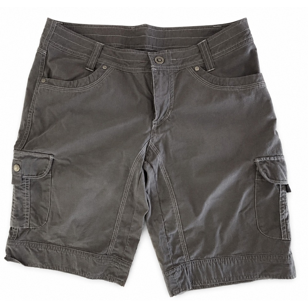 Kuhl Splash 11 Womens Size 8 Gray Hiking Cargo‎ Shorts Outdoor Stretch Gorpcore
